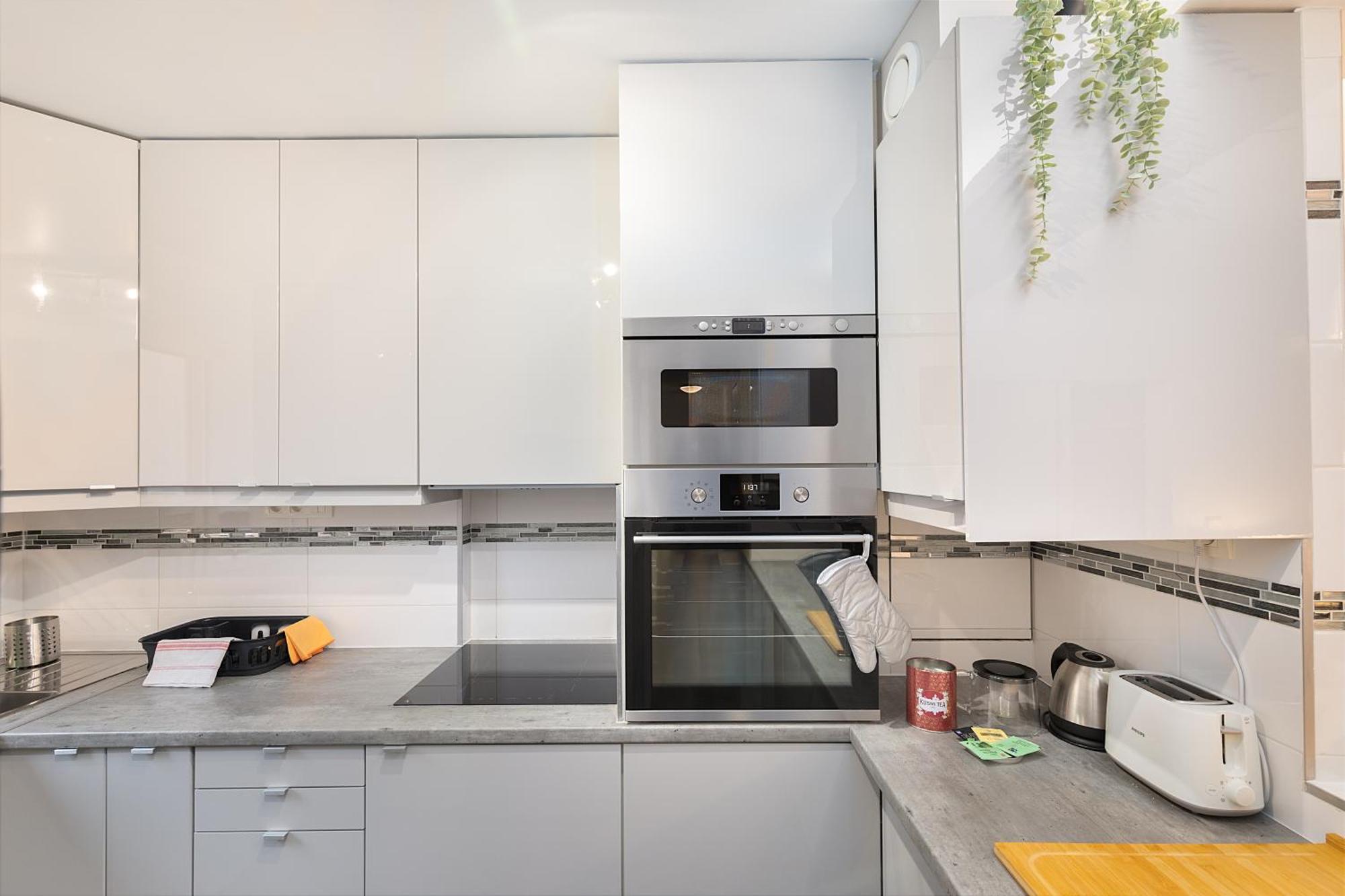 Cosy'N Paris - Parking Secure - Metro 14 - Wifi - Terrace - Premium Bedding Apartment Gentilly Bagian luar foto